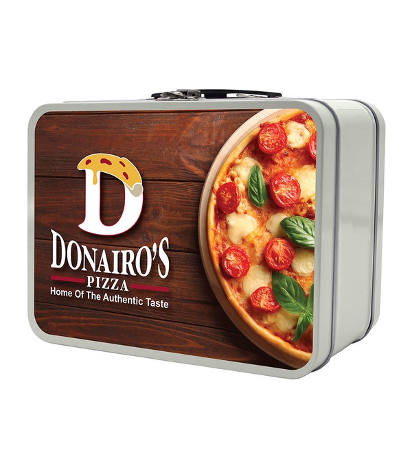 Thin Retro Lunch Box
