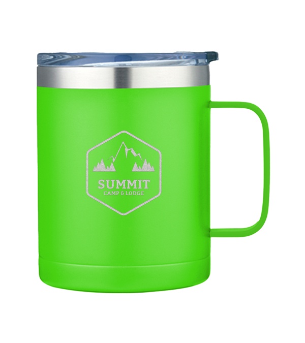 14 oz. Colosseum Vacuum Camping Mug - Laser Engraved