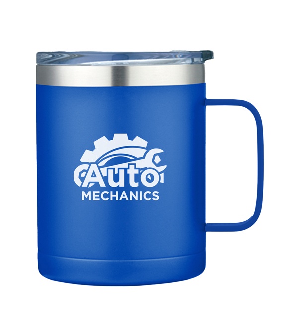 14 oz. Colosseum Vacuum Camping Mug - Screen Print