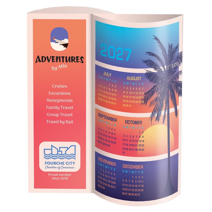 Beach Wave Desk Calendar