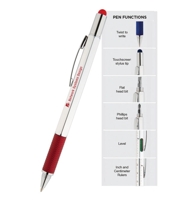 7 Function Chrome Pen
