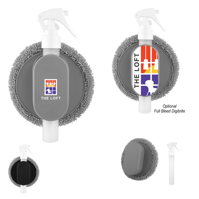 All-In-One Refillable Spray Bottle & Cleaning Cloth