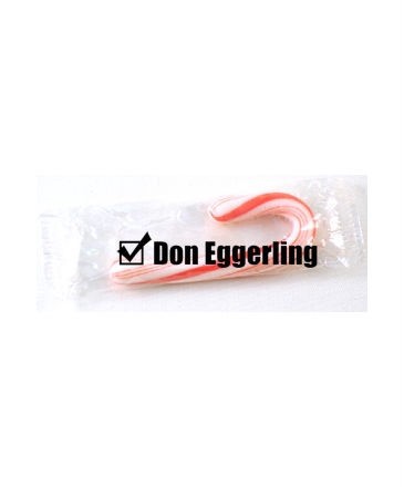 Candy Canes - 2-1/2" with Personalized Wrappers