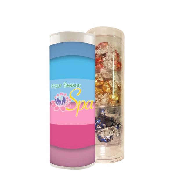 3 Piece Holiday Gift Tube with Lindor Truffles