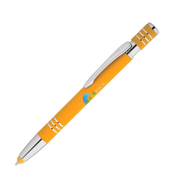 Absolute Soft Touch Stylus Pen - Full Color Imprint