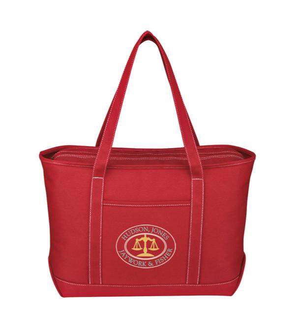 Large Cotton Canvas Yacht Tote Bag