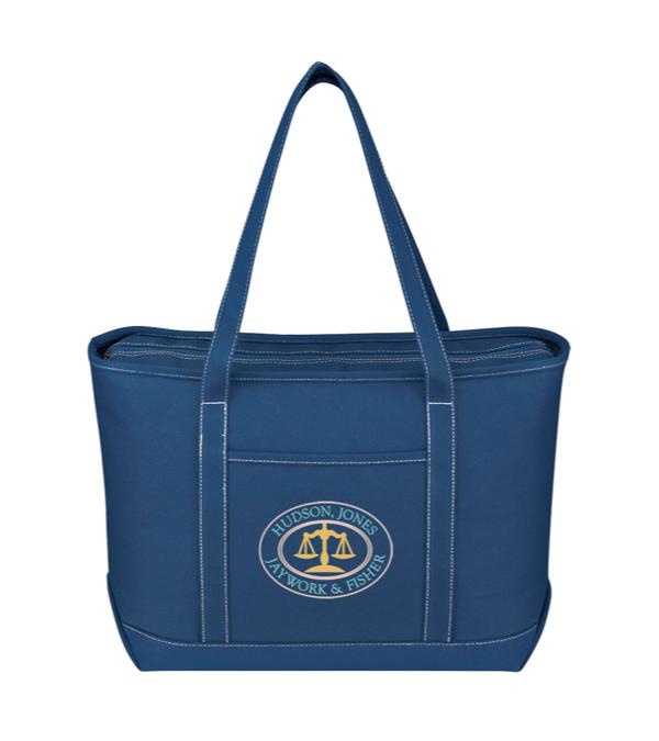 Large Cotton Canvas Yacht Tote Bag