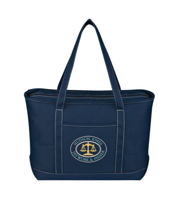 Large Cotton Canvas Yacht Tote Bag
