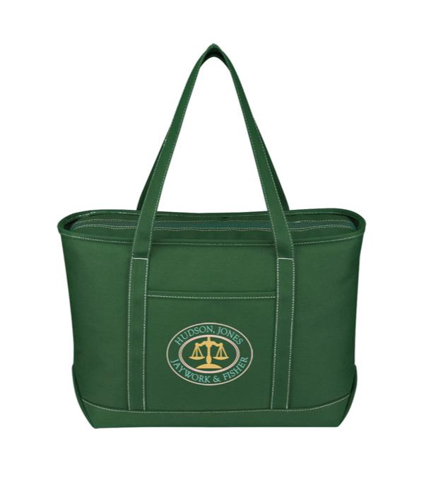 Large Cotton Canvas Yacht Tote Bag