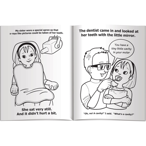 A Visit to the Dentist: A Tooth Tale Coloring Book