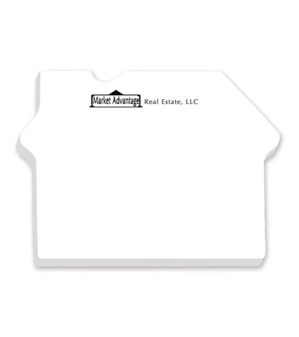 Sticky Note Pads - House 4&quot; x 3&quot; (25 sheets)