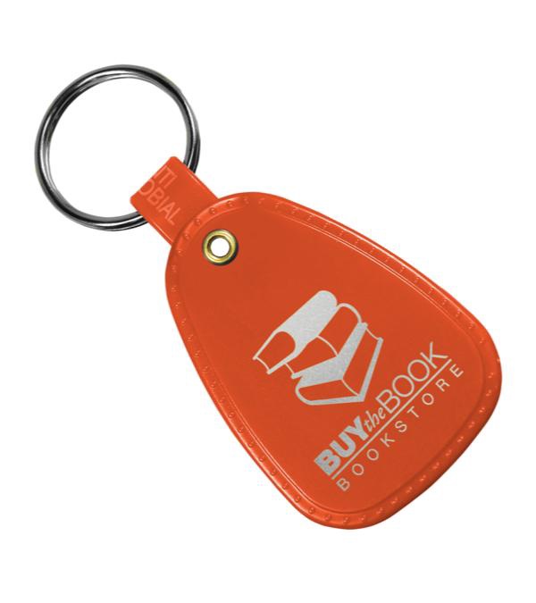 Antimicrobial Western Saddle Key Tag