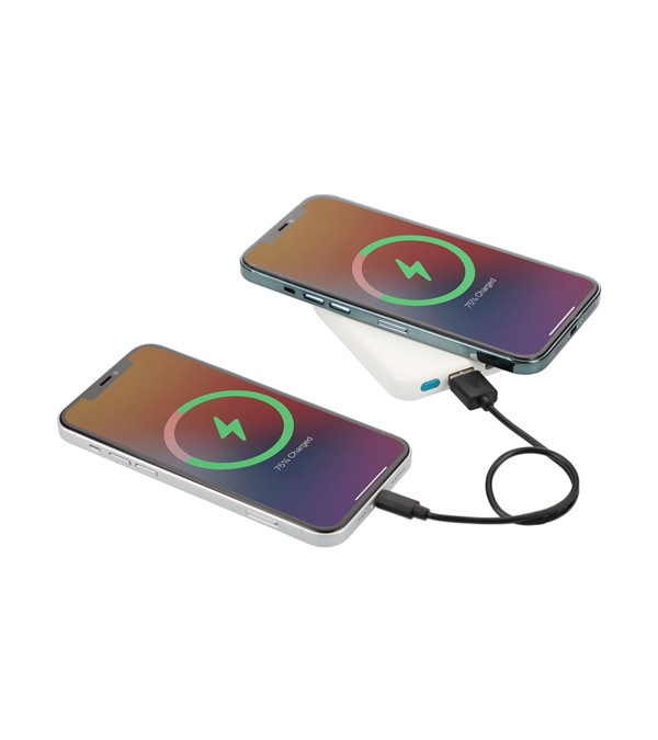 Recycled ABS 3000 mAh Wireless Power Bank - 1 Color