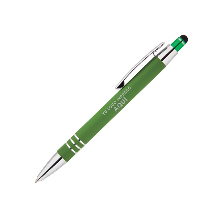 Bolígrafo Celena con puntero táctil y acabado Soft Touch