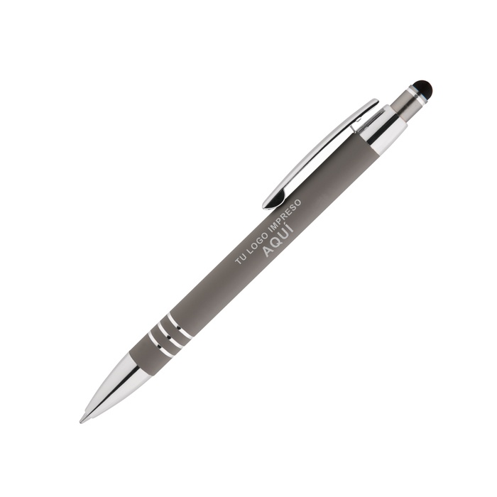 Bolígrafo Celena con puntero táctil y acabado Soft Touch