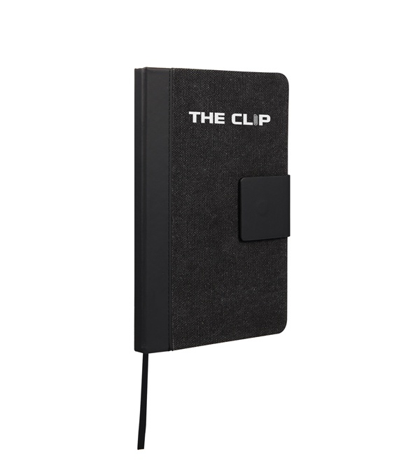5.5&quot; x 8.5&quot; FSC® Recycled Canvas Bound Notebook