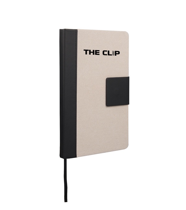 5.5&quot; x 8.5&quot; FSC® Recycled Canvas Bound Notebook