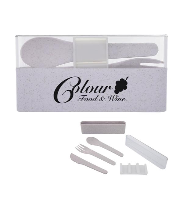 On The Go Wheat Utensil Set