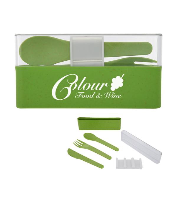 On The Go Wheat Utensil Set