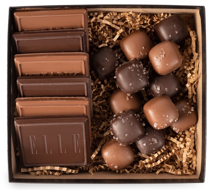 6 Piece Cookie and Confection Gift Box with Sea Salt Caramels