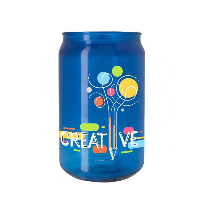 Garyline® Can-Shaped RPET Faux Glass - 16 oz.