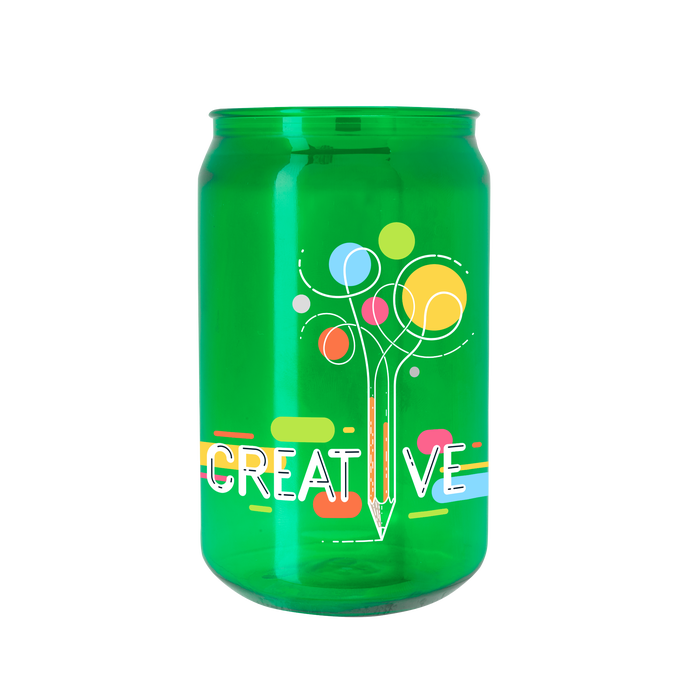 Garyline® Can-Shaped RPET Faux Glass - 16 oz.