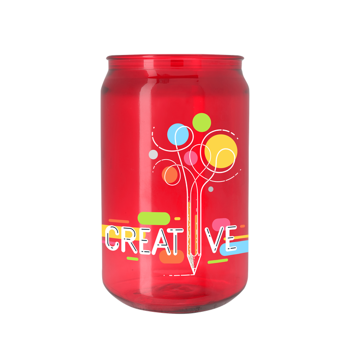 Garyline® Can-Shaped RPET Faux Glass - 16 oz.