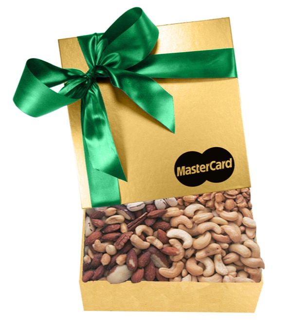 The Chairman Gold Gift Box - Cashews, Pistachios, Peanuts and Mixed Nuts