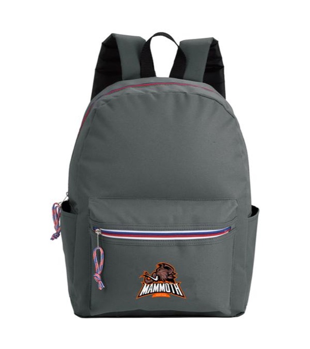 Tri-Color Zipper Backpack - Full Color Imprint