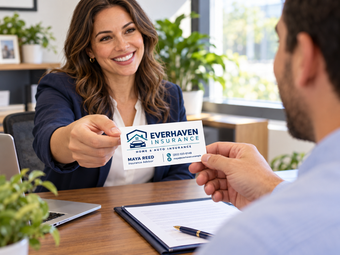 Business Card Magnet