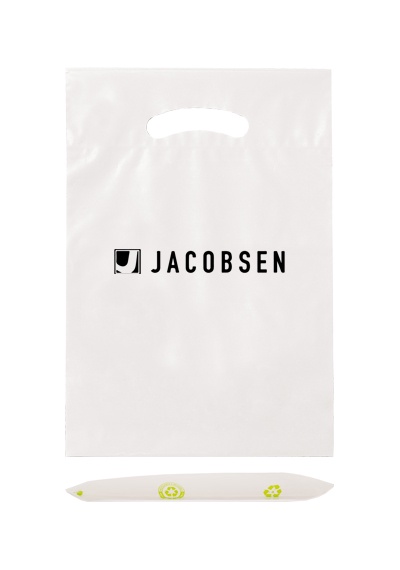 Imprinted Plastic Die Cut Bag - 9" x 13"