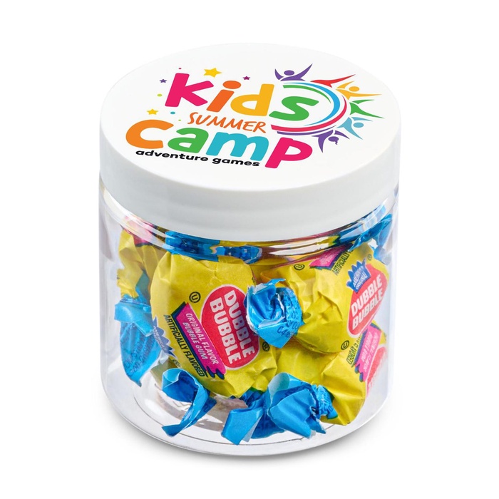 4 oz Jar of Individually Wrapped Bubble Gum