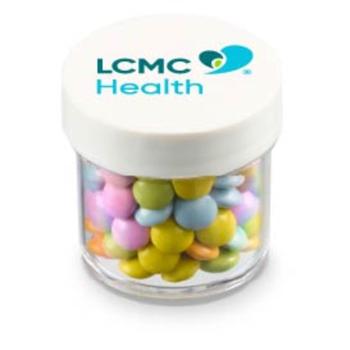 1 oz Jar of Mini Chocolate Lentils