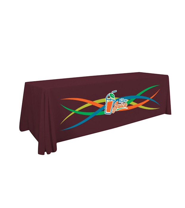 8' Standard Table Throw (Full-Color Front Only)