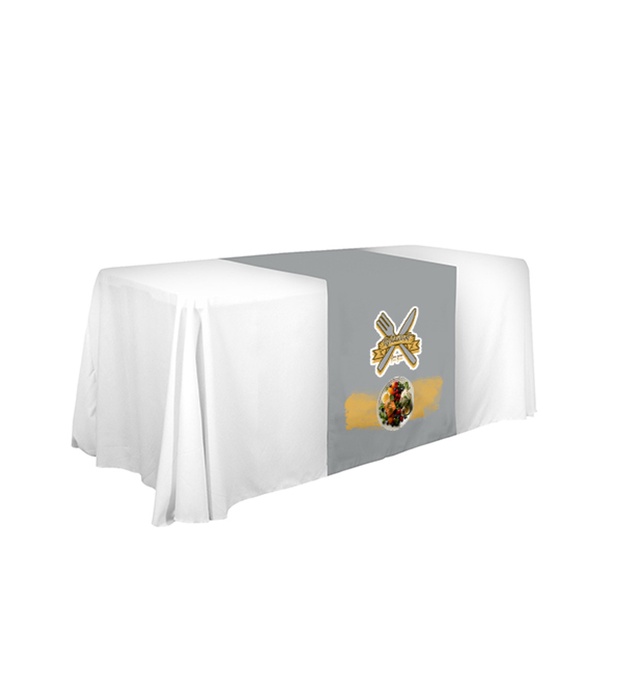 28" LazerLine Table Runner Full-Color Front Only