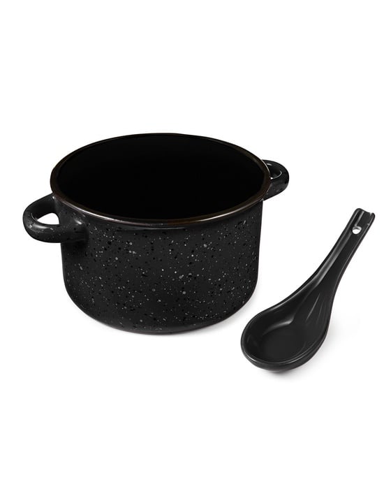 Campfire 20 oz. Ceramic Soup Bowl With Spoon