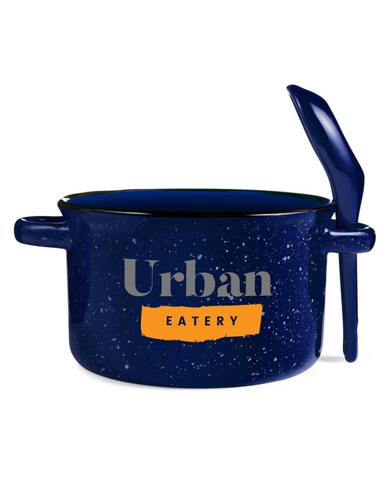 Campfire 20 oz. Ceramic Soup Bowl With Spoon