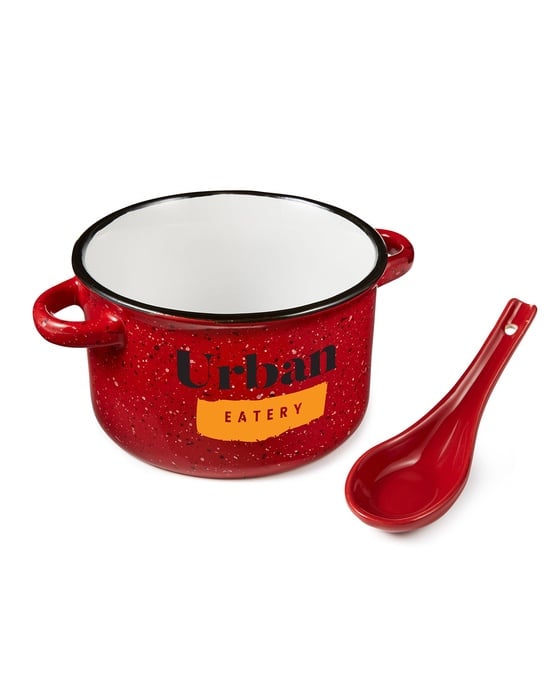Campfire 20 oz. Ceramic Soup Bowl With Spoon