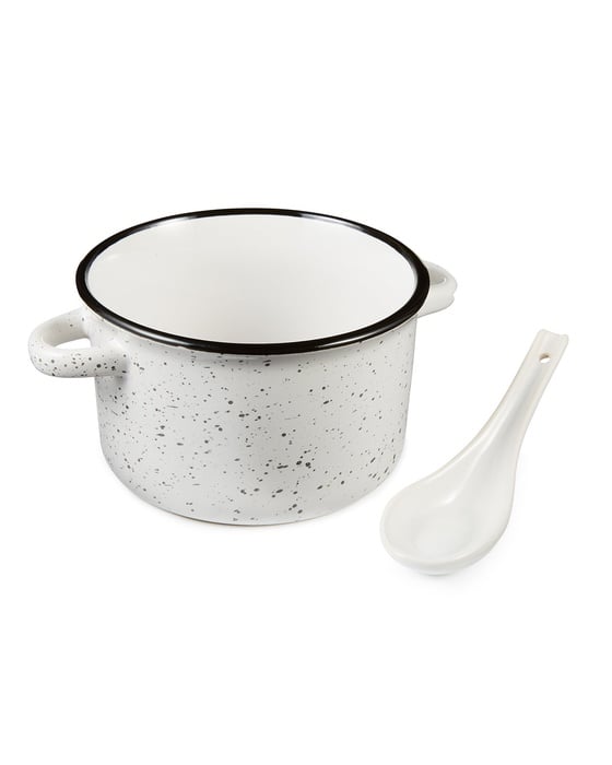 Campfire 20 oz. Ceramic Soup Bowl With Spoon