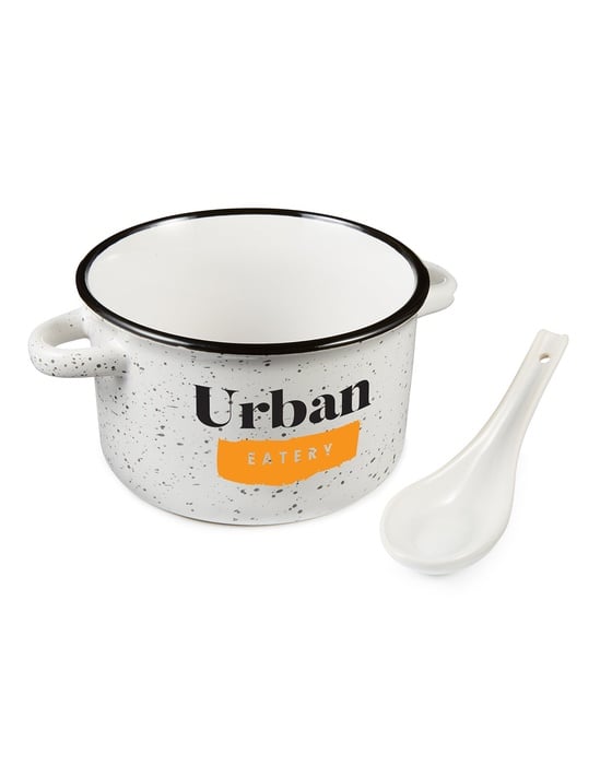 Campfire 20 oz. Ceramic Soup Bowl With Spoon