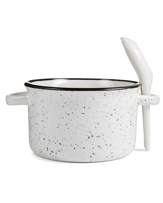 Campfire 20 oz. Ceramic Soup Bowl With Spoon