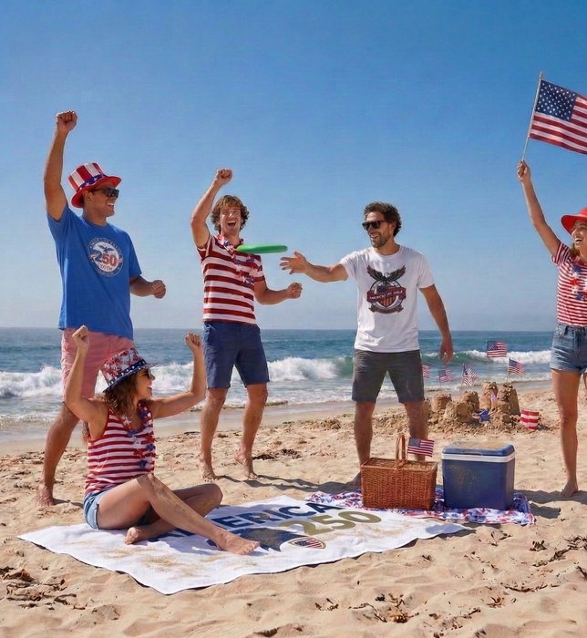 Coastal Beach Towel White