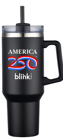 USA 250 Stainless Steel Travel Mug (Personalization Available)