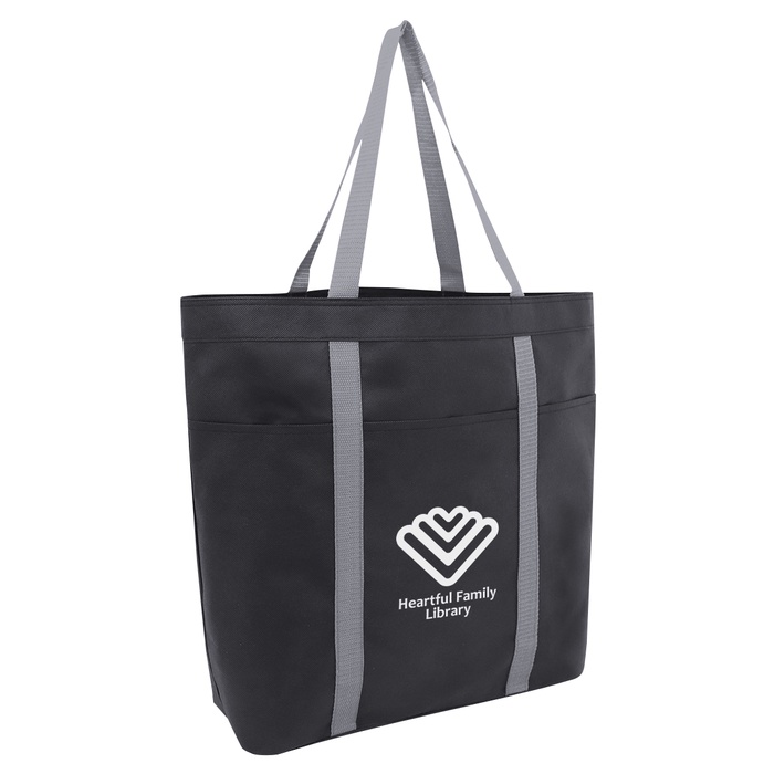 Color Basics Non Woven Tote Bag with Your Logo