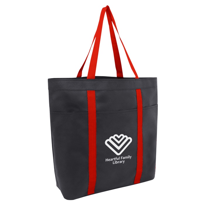 Color Basics Non Woven Tote Bag with Your Logo