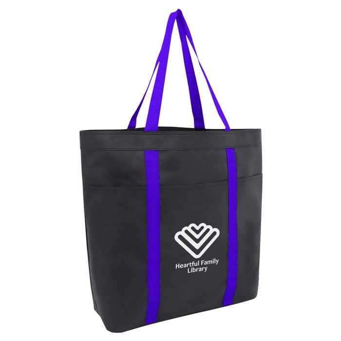 Color Basics Non Woven Tote Bag with Your Logo
