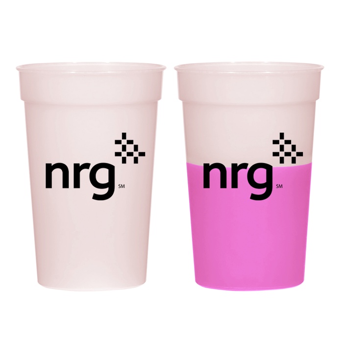 Color Changing 16 oz. Stadium Cups with Custom Printing