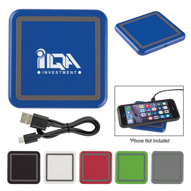 Custom Color Squared Wireless Charging Pad