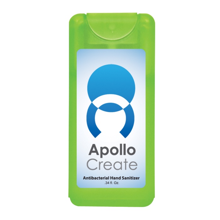 Compact Personalized Hand Sanitizer Spray - .34 oz.