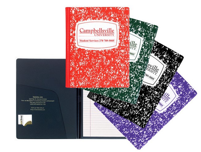 Custom "Composition Book" Padfolio